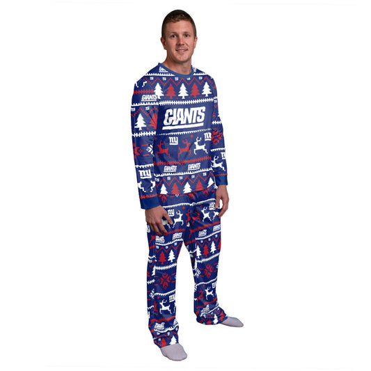 New York Giants Family Holiday Pajamas AZCPYZAM056
