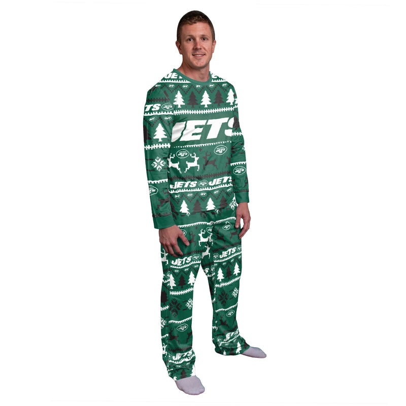New York Jets Family Holiday Pajamas AZCPYZAM057