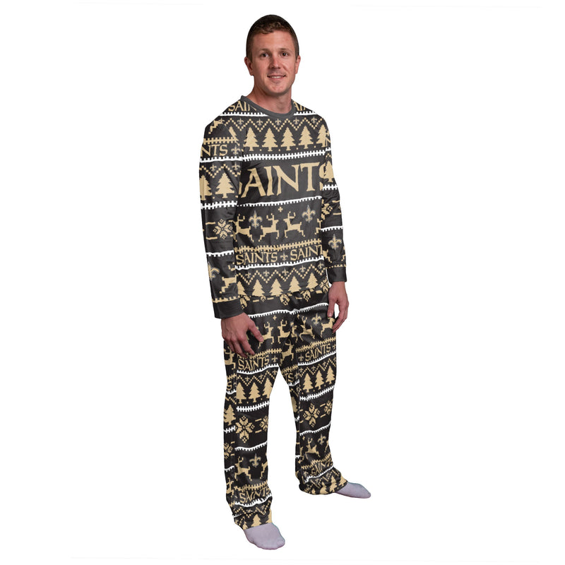 New Orleans Saints Family Holiday Pajamas AZCPYZAM055