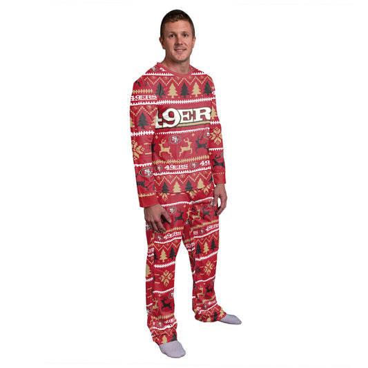 San Francisco 49ers Family Holiday Pajamas AZCPYZAM060