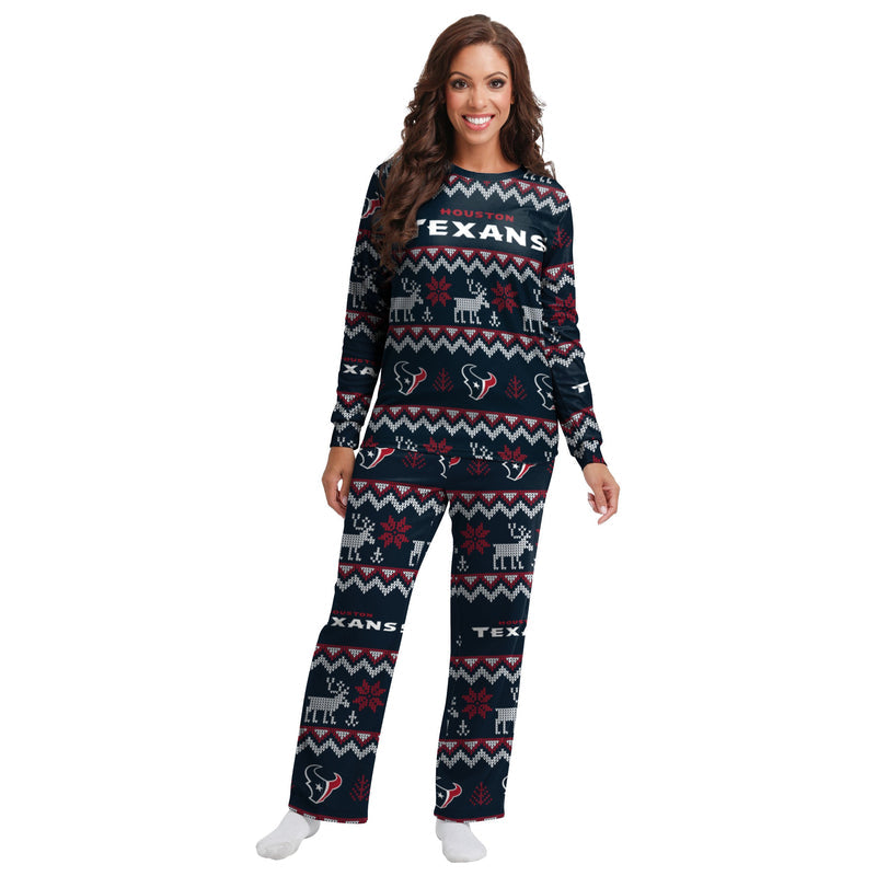 Houston Texans Family Holiday Pajamas AZCPYZAM077