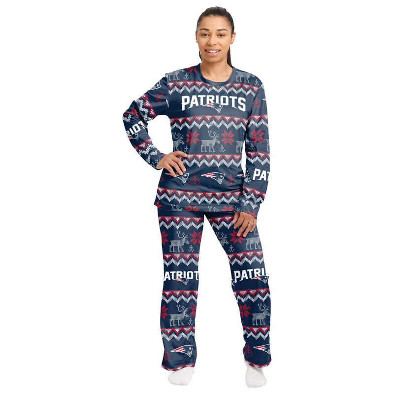 New England Patriots Family Holiday Pajamas AZCPYZAM086