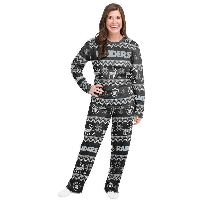 Las Vegas Raiders Family Holiday Pajamas AZCPYZAM081