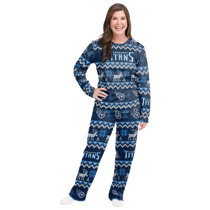 Tennessee Titans Family Holiday Pajamas AZCPYZAM095