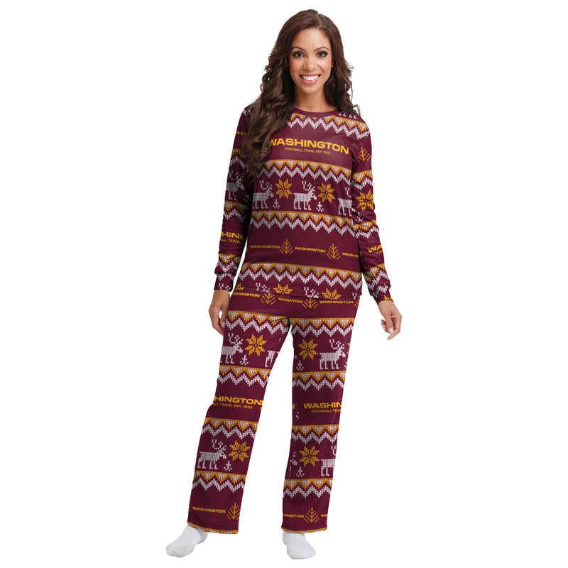 Washington Commanders Family Holiday Pajamas AZCPYZAM096