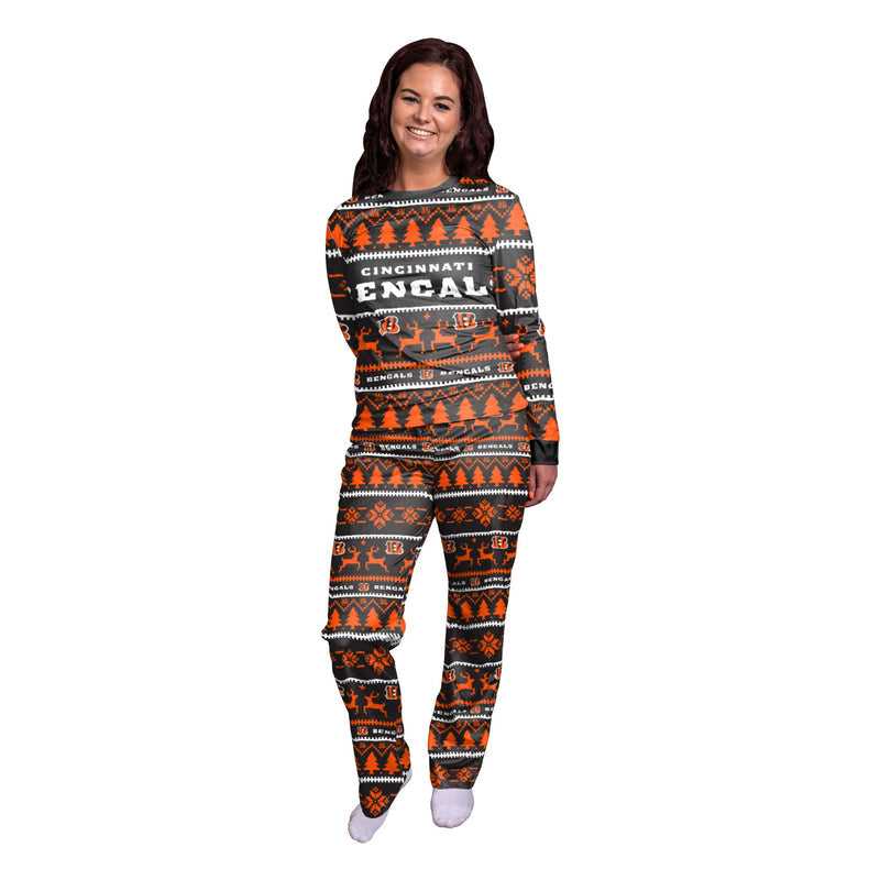 Cincinnati Bengals Family Holiday Pajamas AZCPYZAM039