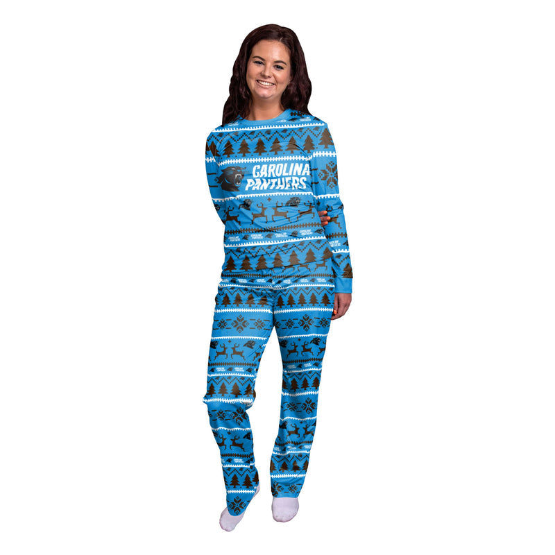 Carolina Panthers Family Holiday Pajamas AZCPYZAM037