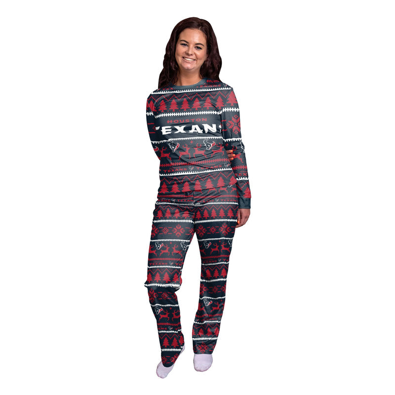 Houston Texans Family Holiday Pajamas AZCPYZAM045