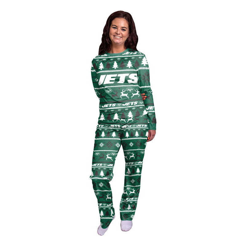 New York Jets Family Holiday Pajamas AZCPYZAM057