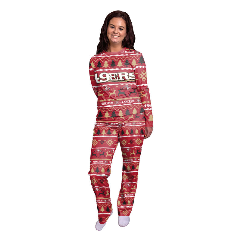 San Francisco 49ers Family Holiday Pajamas AZCPYZAM060