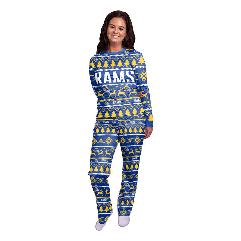 Los Angeles Rams Family Holiday Pajamas AZCPYZAM051