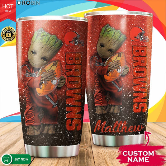 Cleveland Browns Personalized Tumbler BG501
