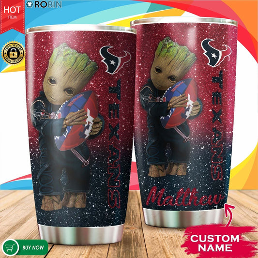Houston Texans Personalized Tumbler BG506