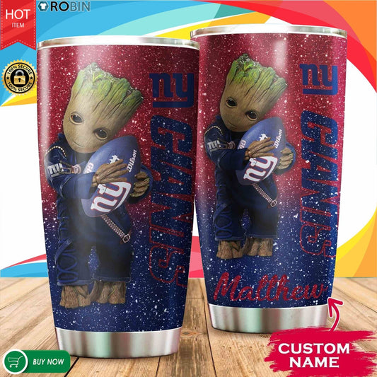 New York Giants Personalized Tumbler BG515