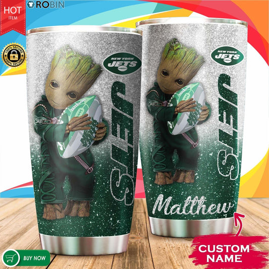 New York Jets Personalized Tumbler BG516