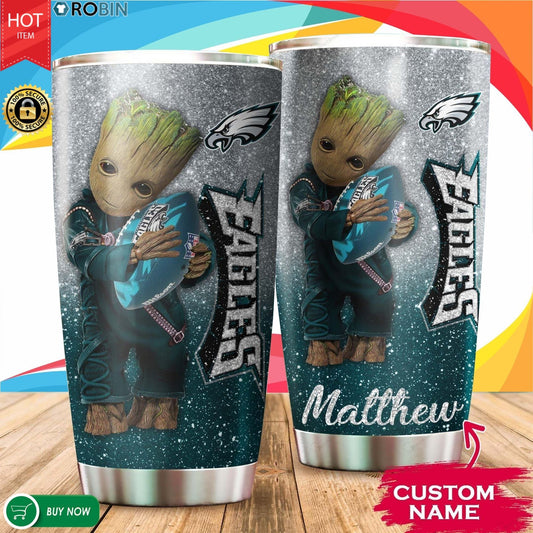 Philadelphia Eagles Personalized Tumbler BG518