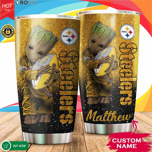 Pittsburgh Steelers Personalized Tumbler BG519