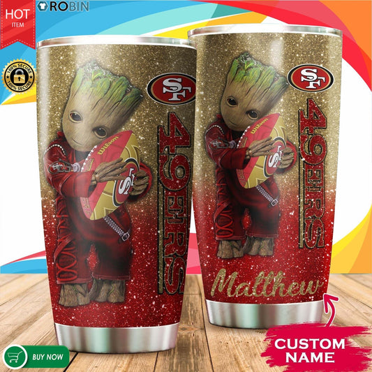 San Francisco 49ers Personalized Tumbler BG520