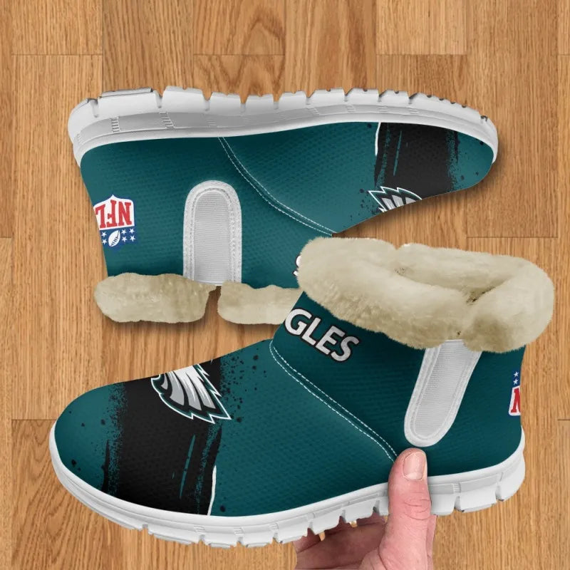 Philadelphia Eagles Comfy Winter Snow Boots AZDDWSB000078