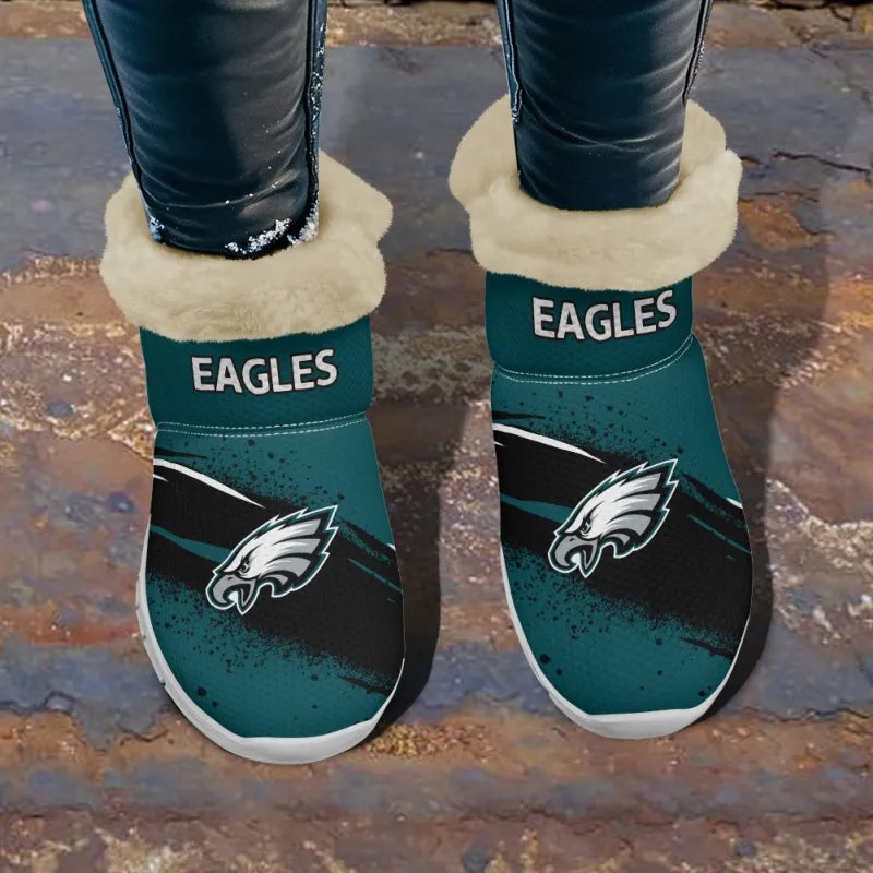 Philadelphia Eagles Comfy Winter Snow Boots AZDDWSB000078