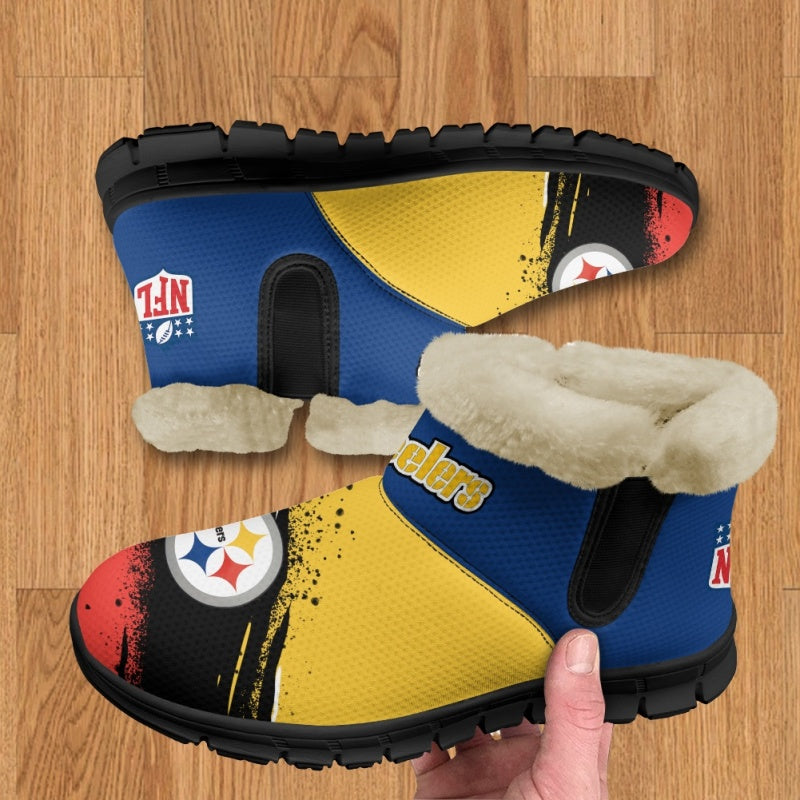 Pittsburgh Steelers Comfy Winter Snow Boots AZDDWSB000097