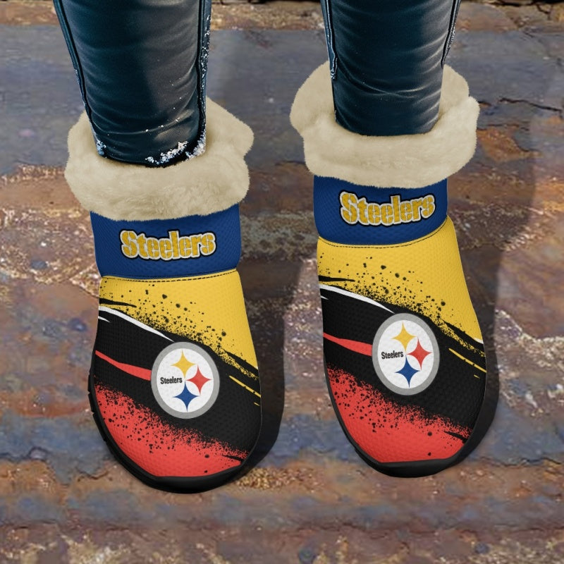 Pittsburgh Steelers Comfy Winter Snow Boots AZDDWSB000097