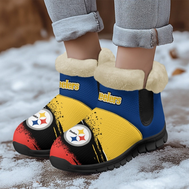 Pittsburgh Steelers Comfy Winter Snow Boots AZDDWSB000097