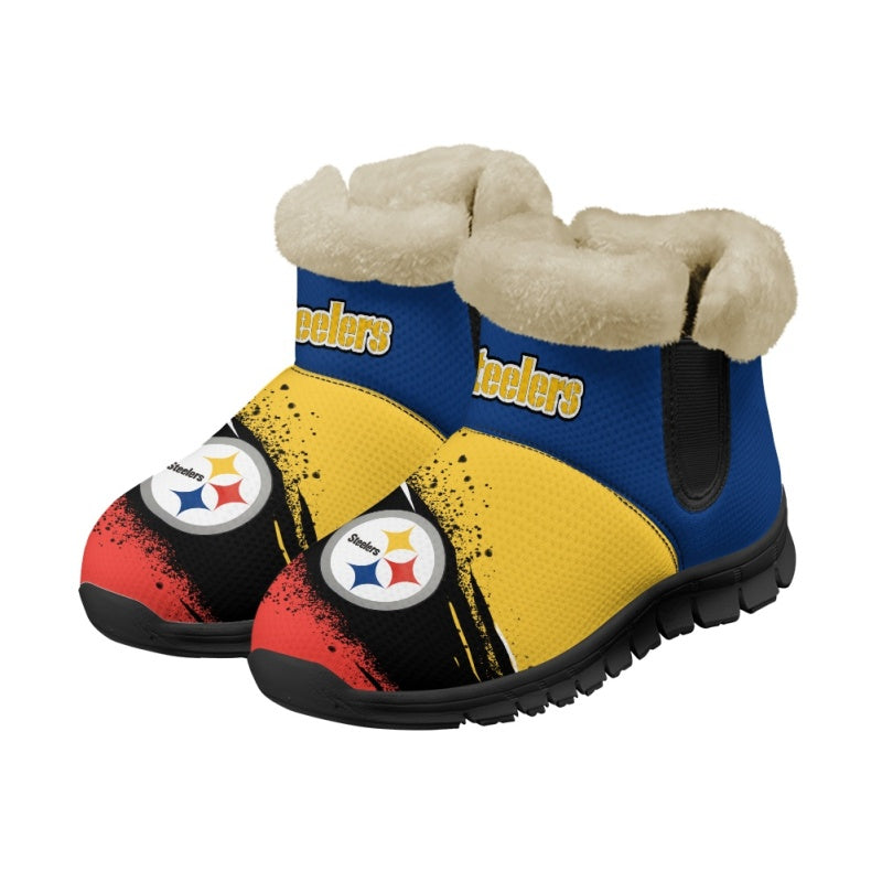 Pittsburgh Steelers Comfy Winter Snow Boots AZDDWSB000097