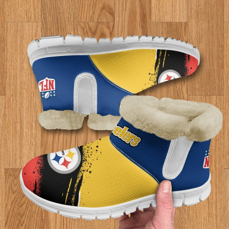 Pittsburgh Steelers Comfy Winter Snow Boots AZDDWSB000097