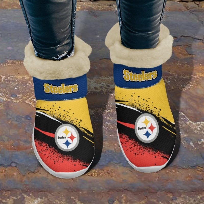 Pittsburgh Steelers Comfy Winter Snow Boots AZDDWSB000097