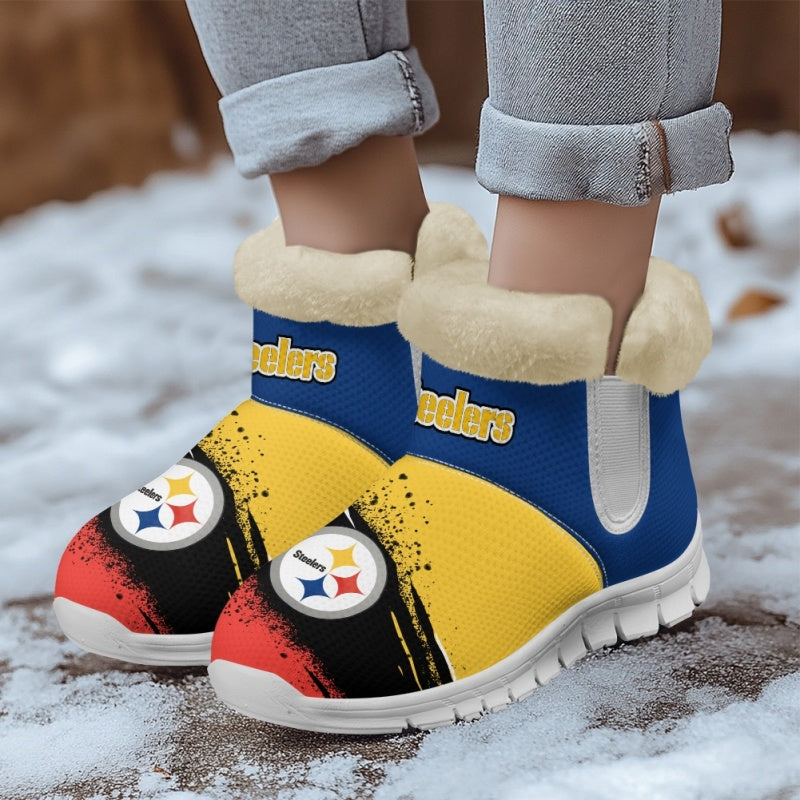 Pittsburgh Steelers Comfy Winter Snow Boots AZDDWSB000097