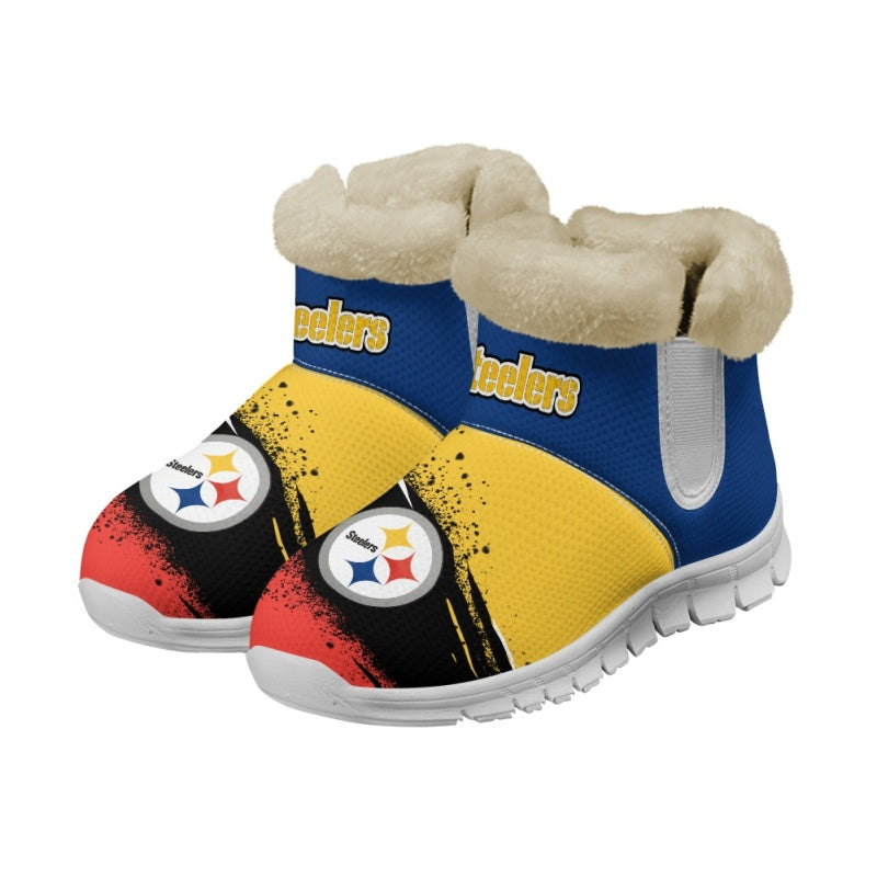 Pittsburgh Steelers Comfy Winter Snow Boots AZDDWSB000097