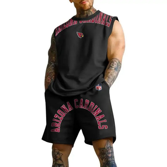 Arizona Cardinals Combo Men Jersey Tank Top and Shorts AZICOTATTMS00025