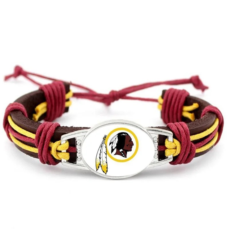 Washington Redskins Leather Bracelets