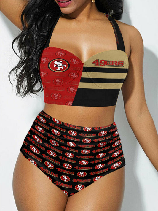 San Francisco 49ers Sexy Print Bikini Swimsuit 142