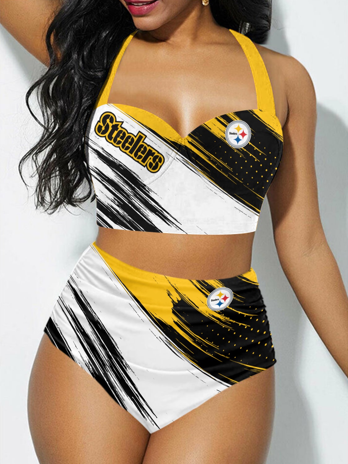 Pittsburgh Steelers Sexy Print Bikini Swimsuit 147