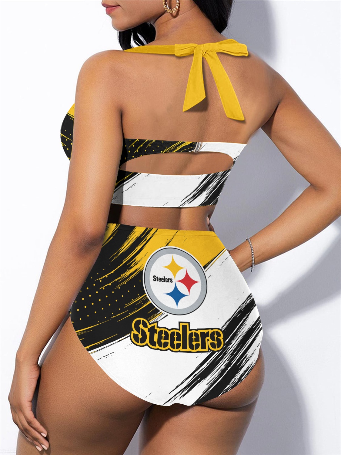 Pittsburgh Steelers Sexy Print Bikini Swimsuit 147