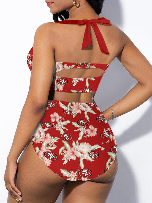 San Francisco 49ers Sexy Print Bikini Swimsuit 149