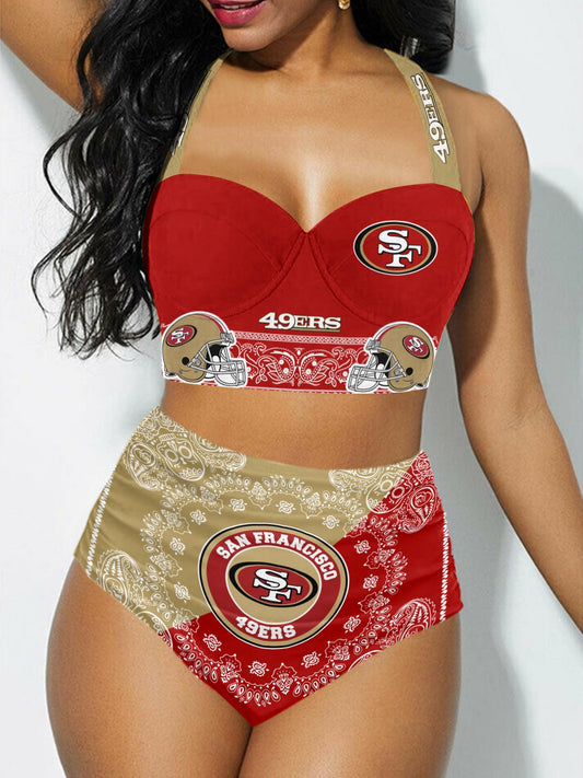 San Francisco 49ers Sexy Print Bikini Swimsuit 151
