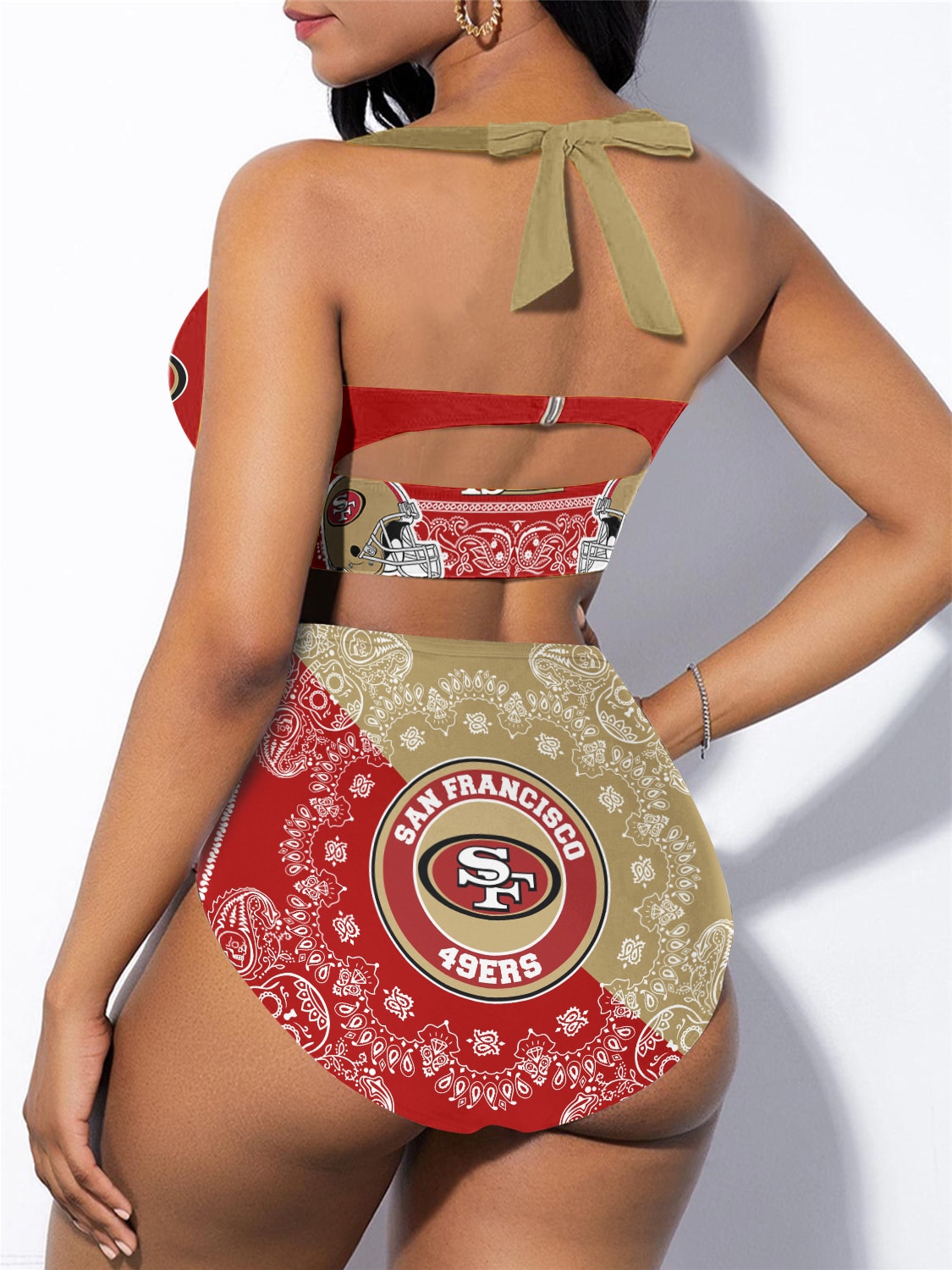 San Francisco 49ers Sexy Print Bikini Swimsuit 151