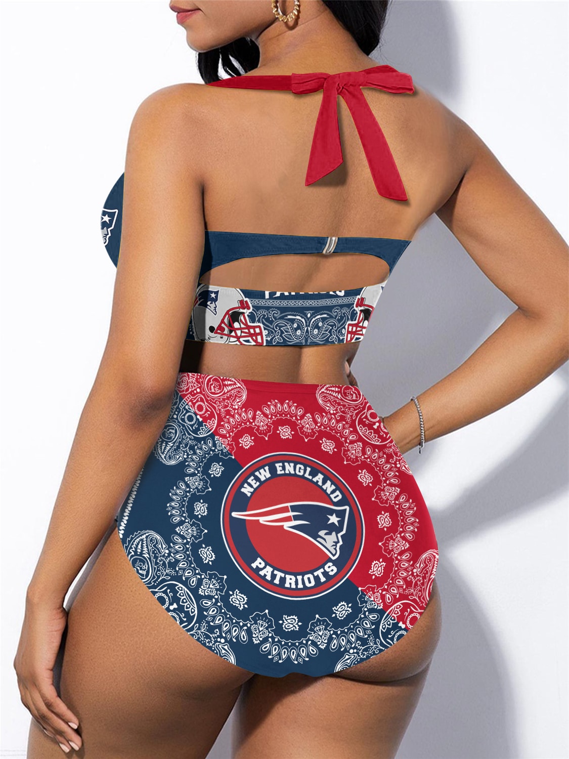 New England Patriots Sexy Print Bikini Swimsuit 153
