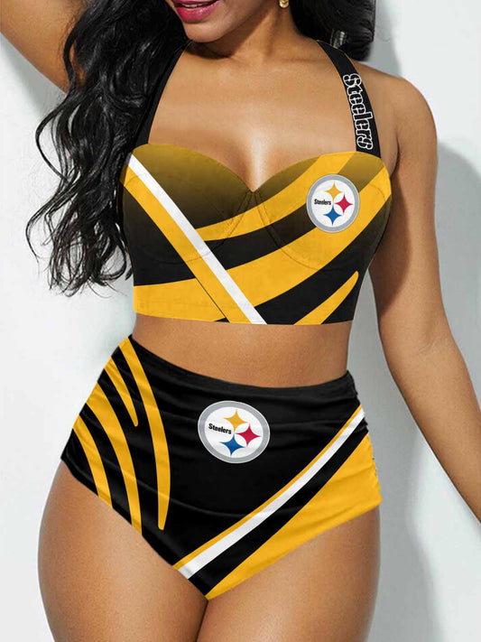 Pittsburgh Steelers Sexy Print Bikini Swimsuit 156