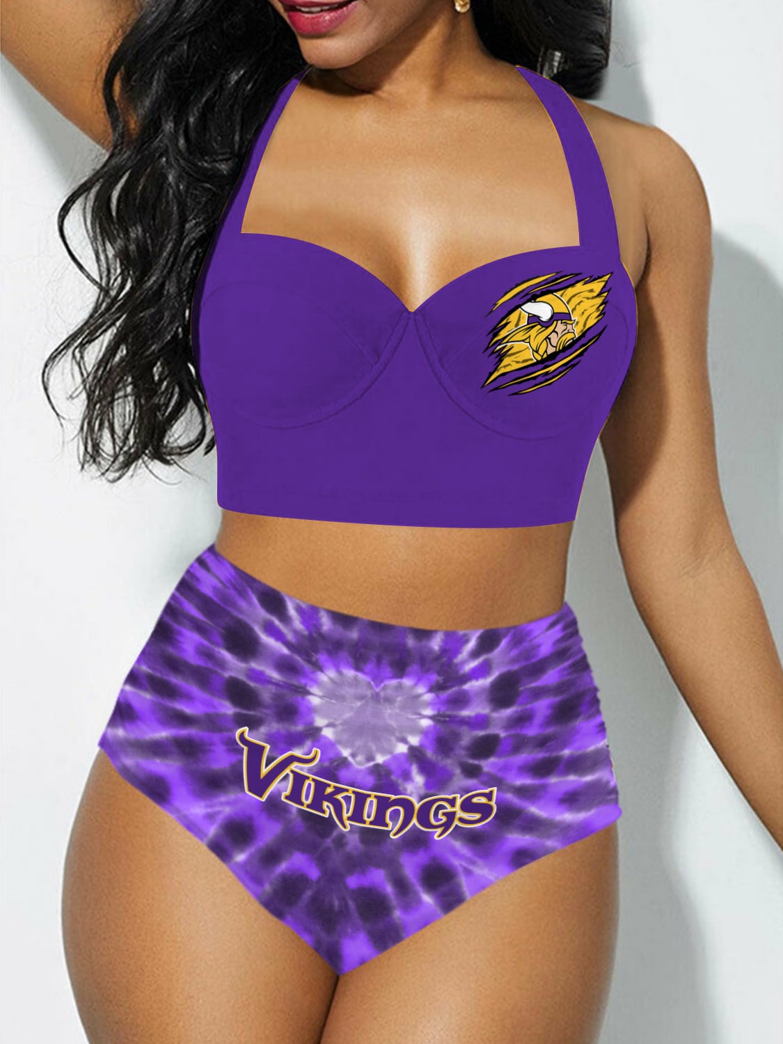 Minnesota Vikings Sexy Print Bikini Swimsuit 171