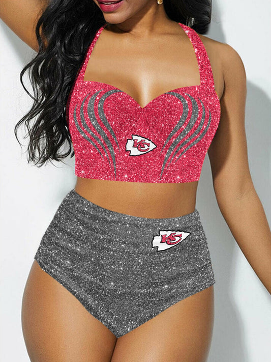 Kansas City Chiefs Sexy Print Bikini Swimsuit 188