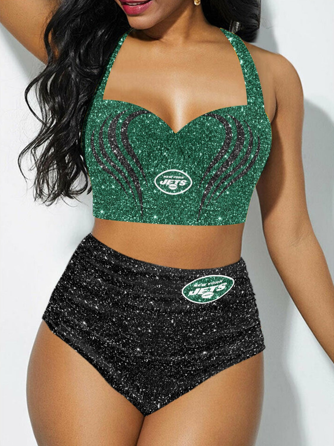 New York Jets Sexy Print Bikini Swimsuit 192