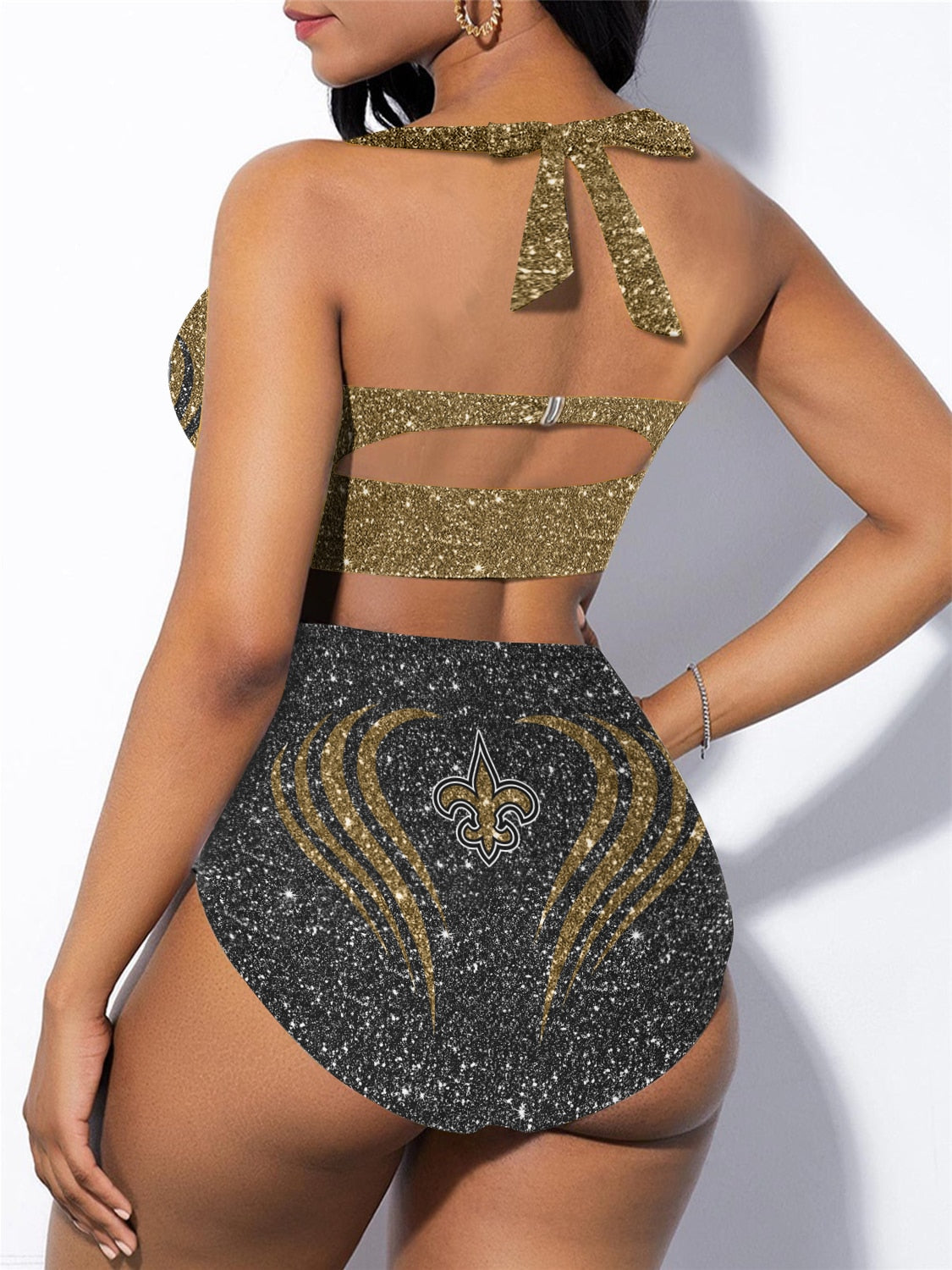 New Orleans Saints Sexy Print Bikini Swimsuit 194