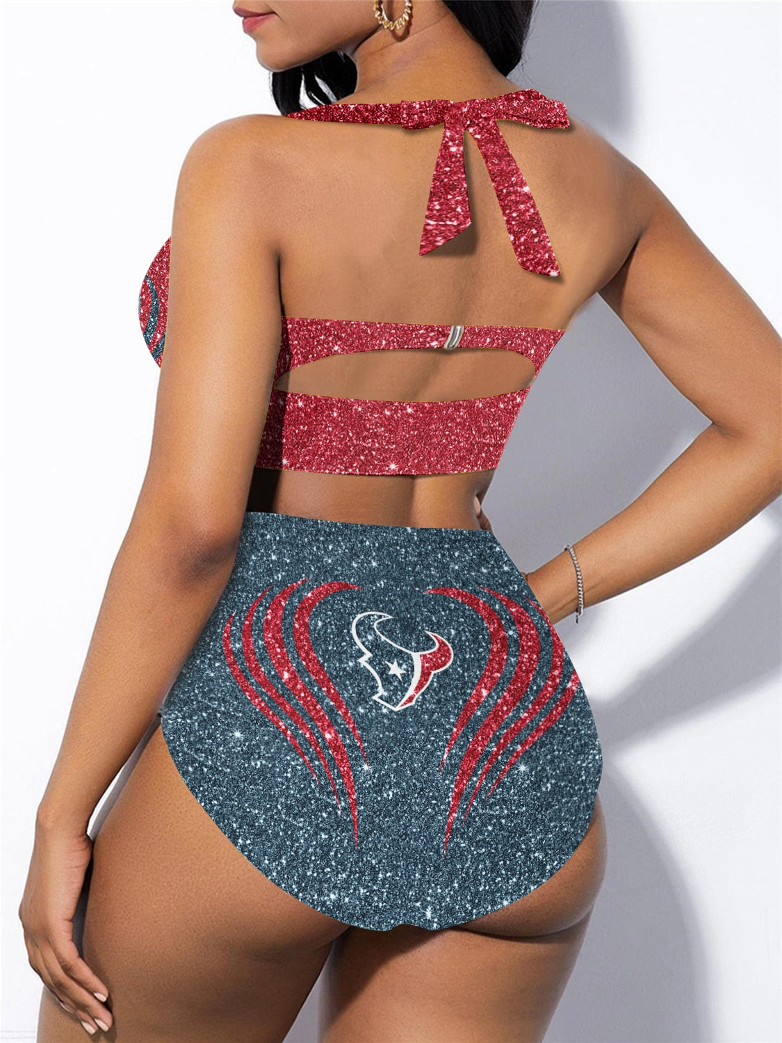 Houston Texans Sexy Print Bikini Swimsuit 197