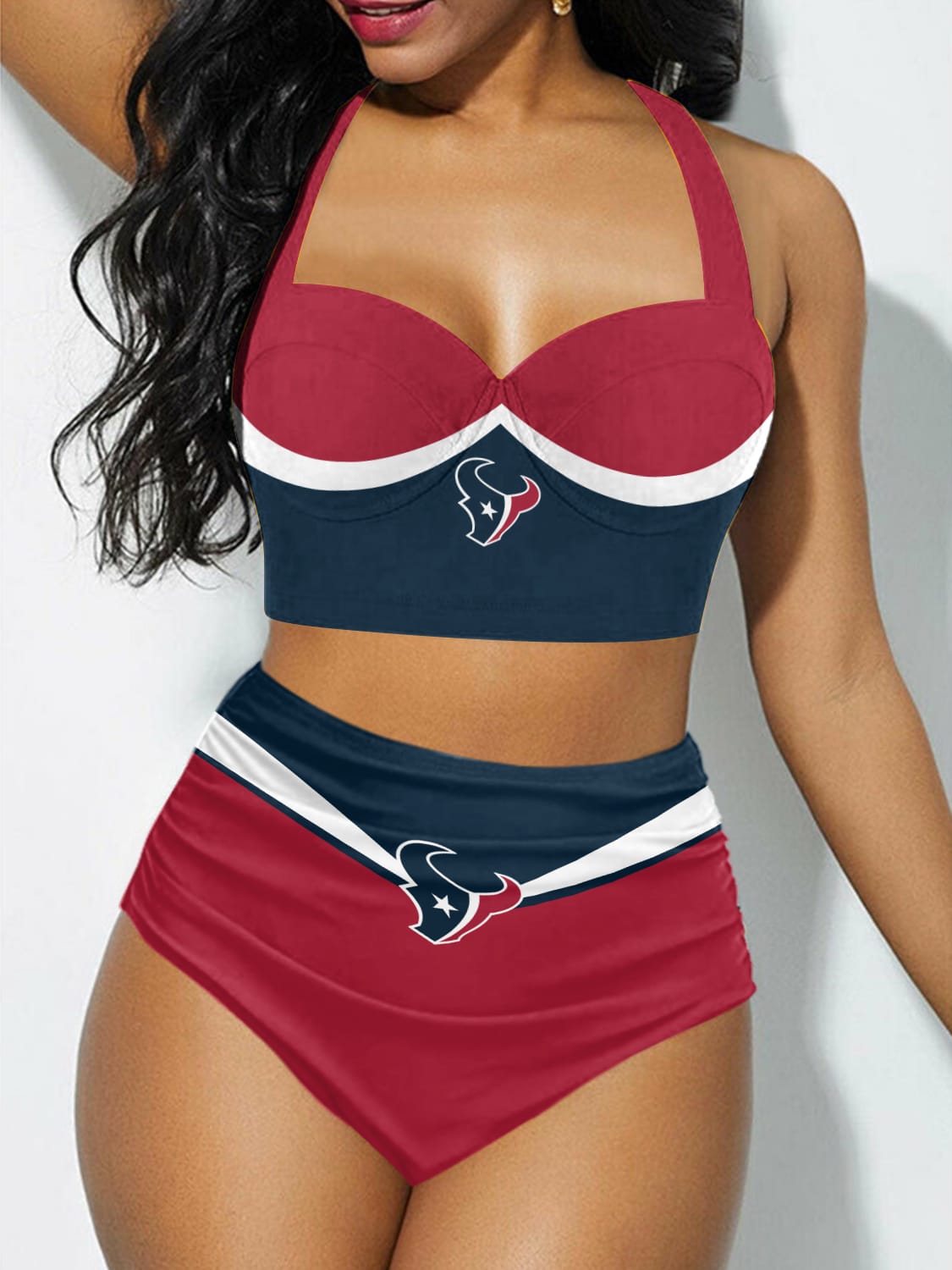Houston Texans Sexy Print Bikini Swimsuit 211