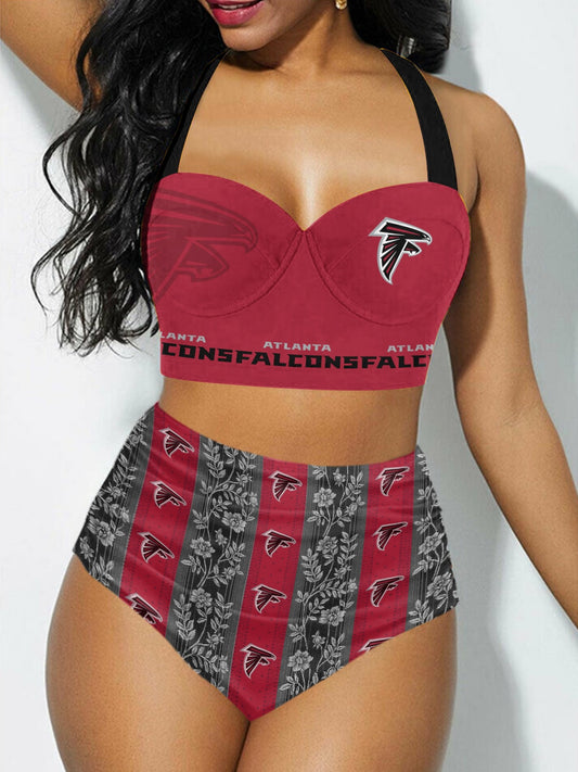 Atlanta Falcons Sexy Print Bikini Swimsuit 219