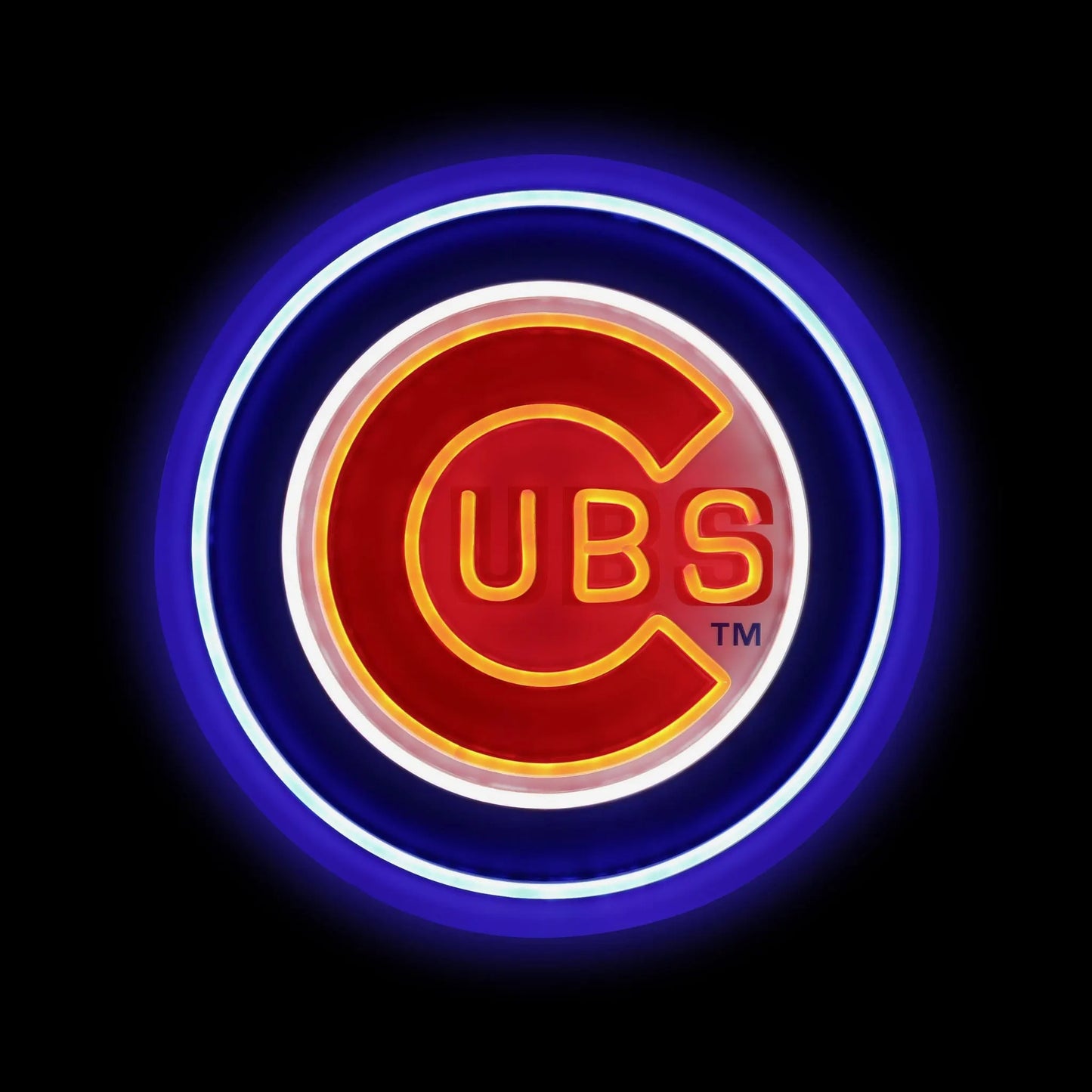 Chicago Cubs LED Neon Light Up Team Logo Sign